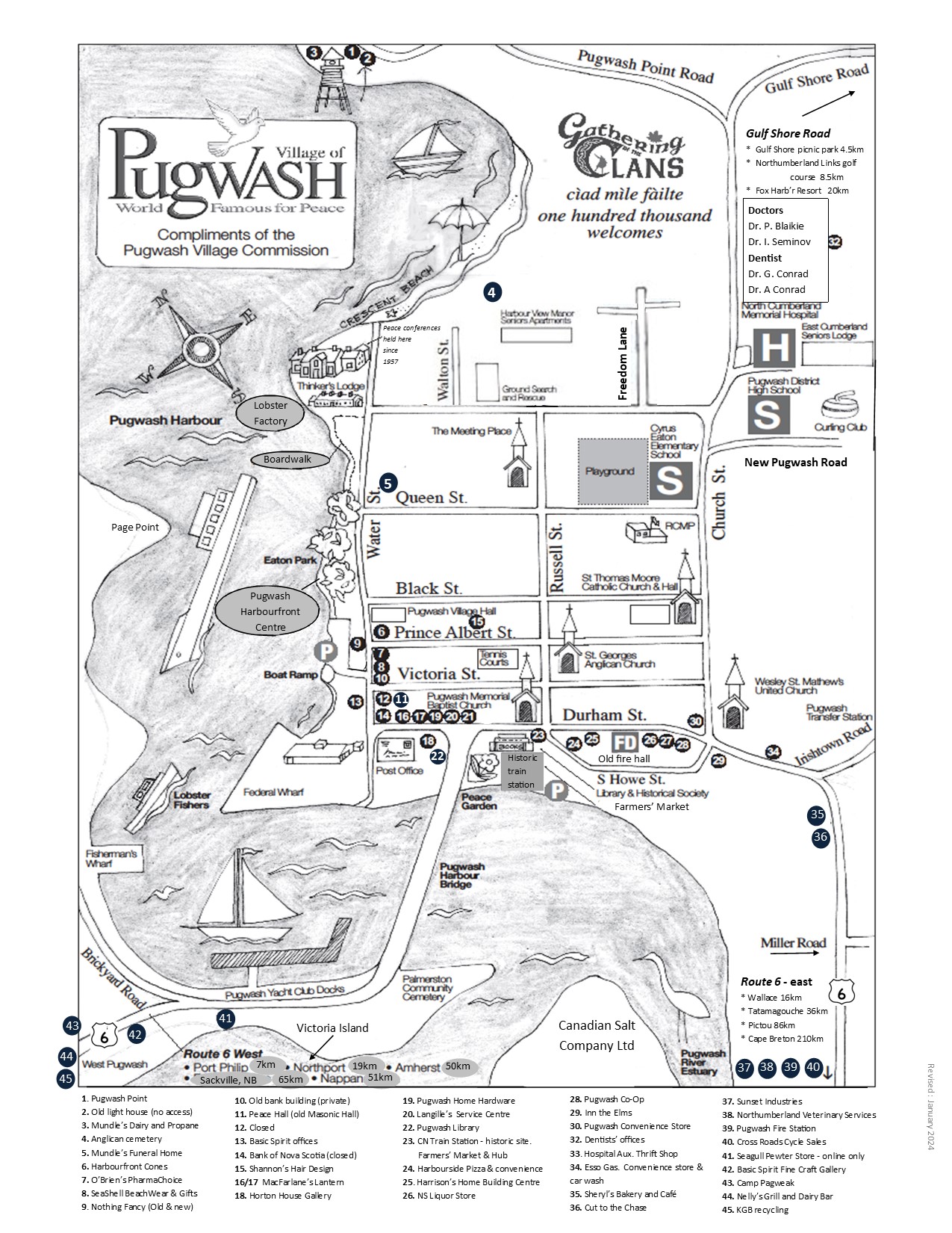 current Village map June 2024